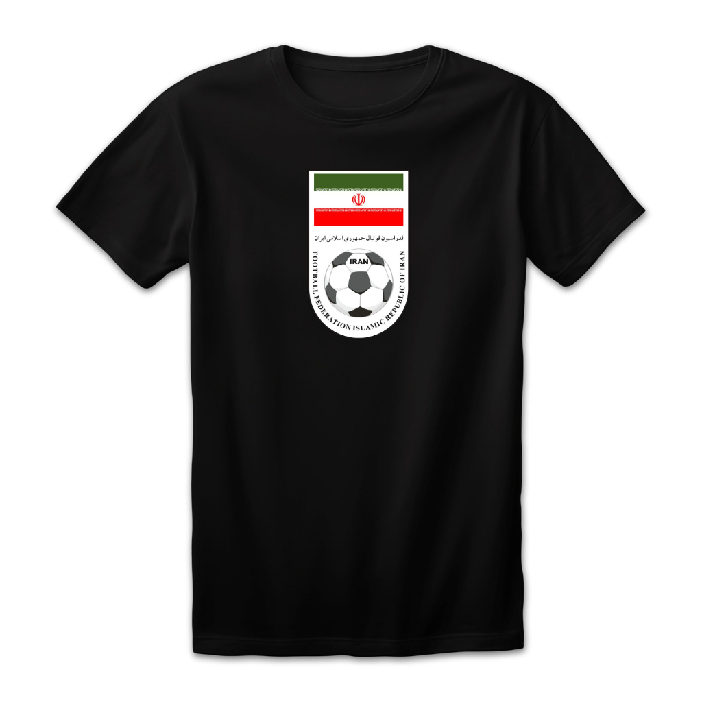 Camiseta Unissex Estampa IRÃ Copa do Mundo 2026 Futebol Algodão Conforto Dia a Dia Verão Promoção