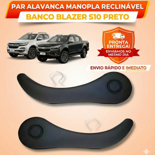 Par Alavanca Manopla Regulagem de banco Reclinável Blazer S10 cor Preto em Oferta na Shopee