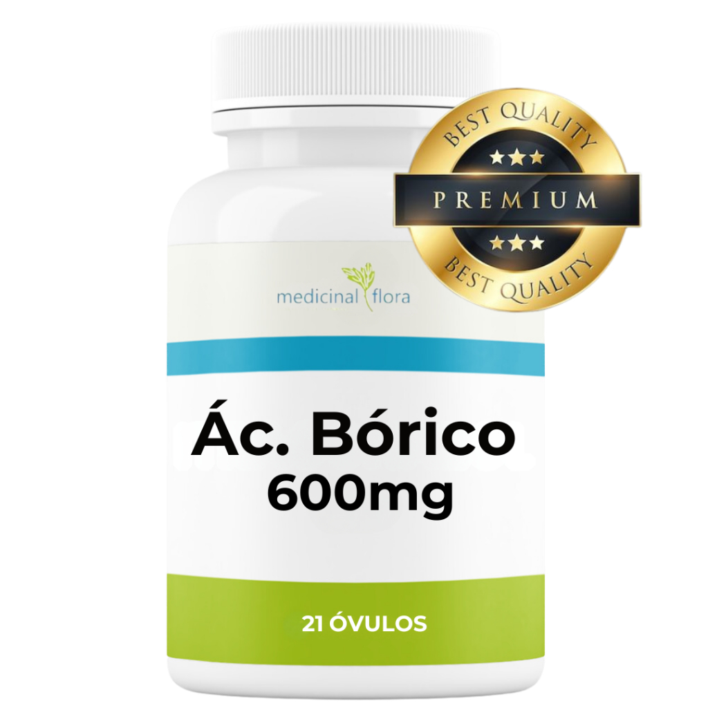 Ác. Bórico 600mg Higiene Íntima - 21 Óvulos