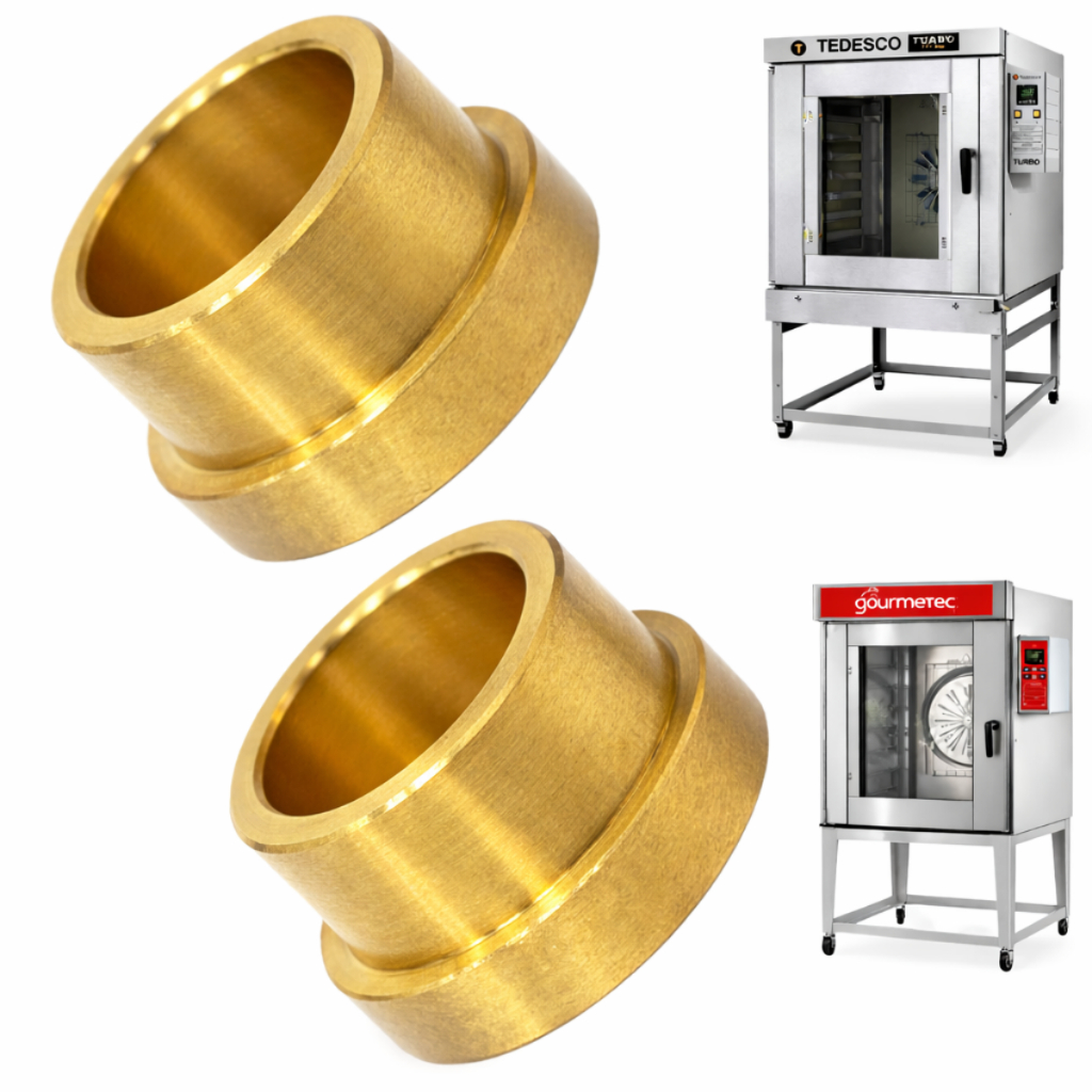 Kit 2 Buchas Para Portas Do Forno Turbo Tedesco Venancio