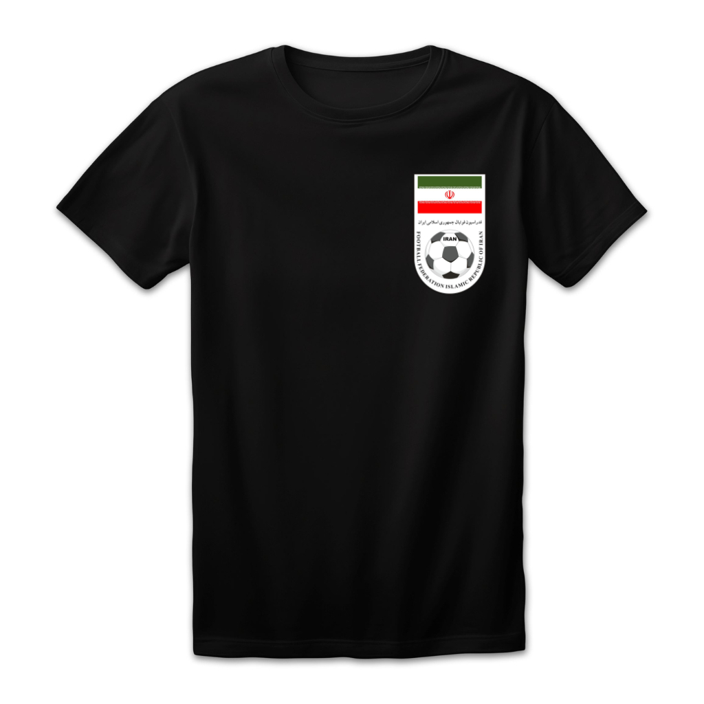Camiseta Unissex Estampa Irã Copa do Mundo 2026 Futebol Algodão Conforto Dia a Dia Verão Promoção