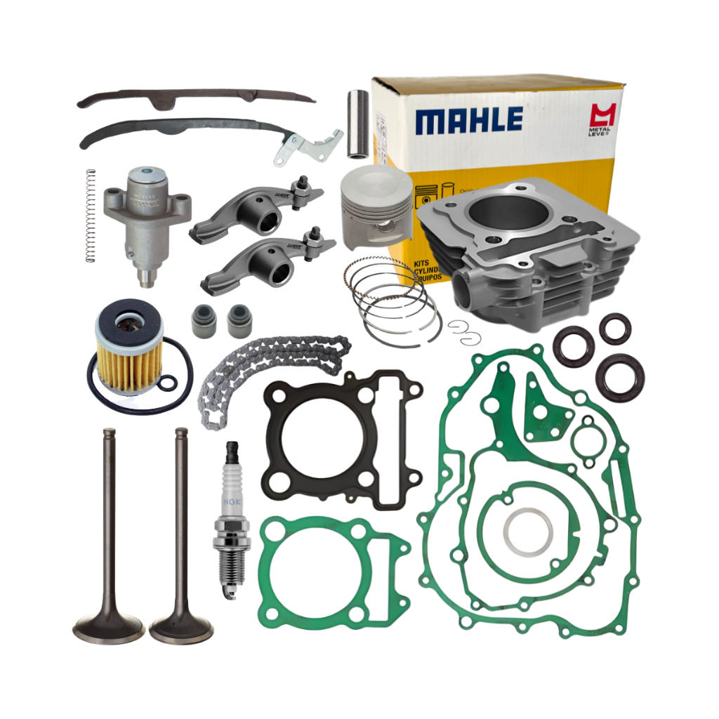 Kit Cilindro Motor Metal Leve Fazer 250 Lander 250 Rolamentos Embreagem em Oferta na Shopee