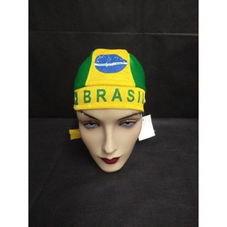 Bandana Brasil  Premium Tecido Lembrancinha Copa Do Mundo em Oferta na Shopee