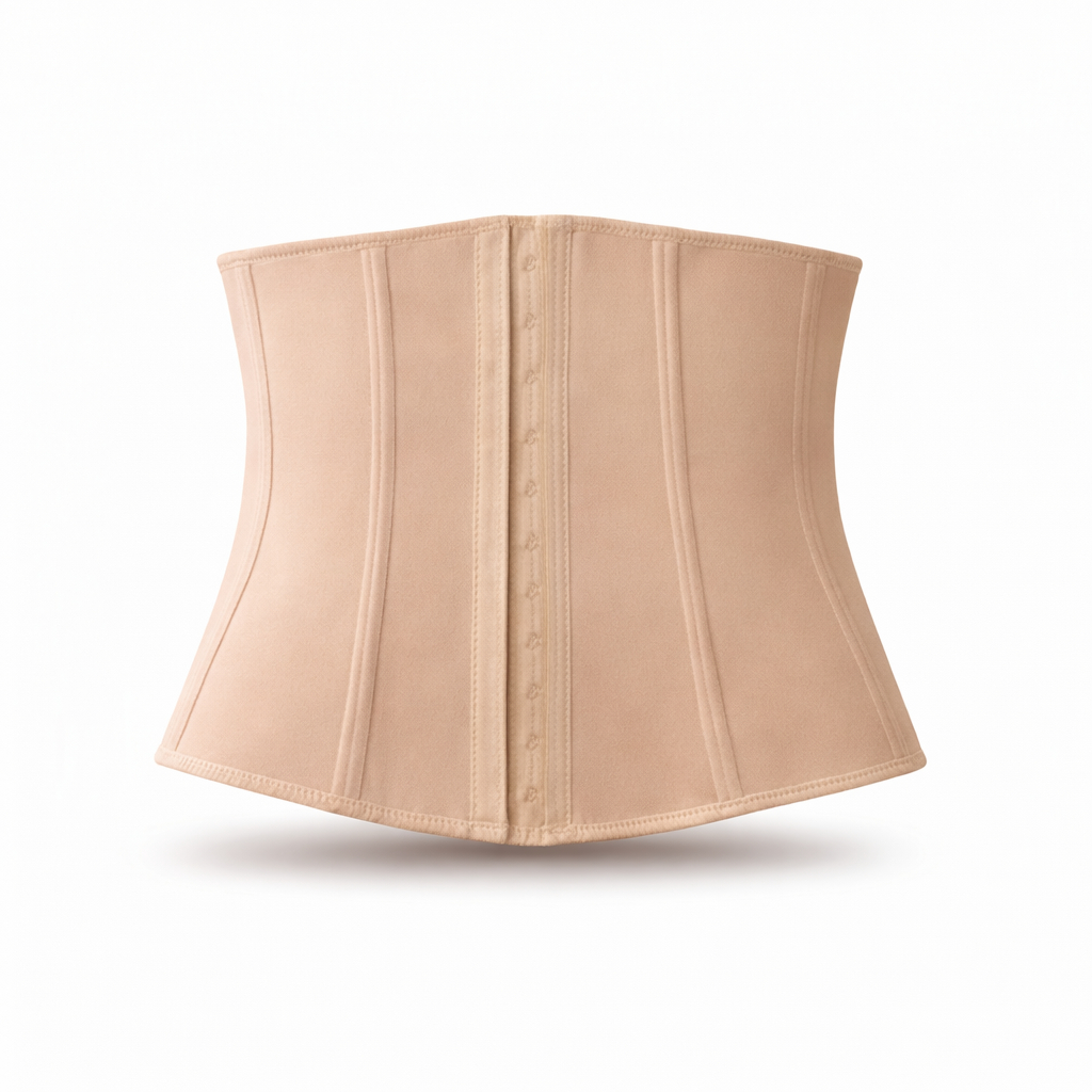 Cinta Feminina Modeladora Abdominal Lisa C/ 4 Barbatanas Afina Cintura Redutora De Medidas Alta Compressão em Oferta na Shopee