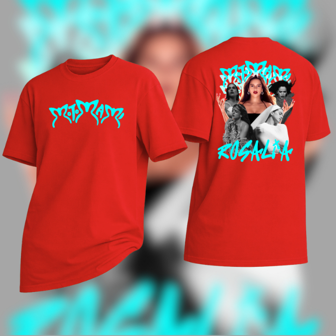 Camiseta Pop Nueva Diva Rosalía Motomami Icon Cantora Música l 100% Algodão Unissex