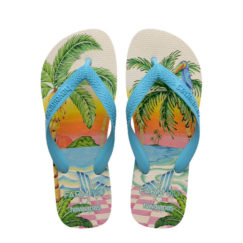 Chinelo Havaianas Farm paisagem solar