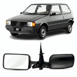 Par/Un Retrovisor Uno Fixo 1985 1986 1987 1988 1989 1990 1991 1992 1993 1994 1995 2P 4P