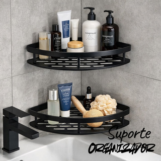 Prateleira de Parede Adesiva Alta Resistência para Organização de Shampoo no Banheiro e Cozinha em Oferta na Shopee