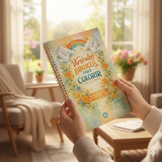 Versículos Bíblicos para Colorir / Espiral em Oferta na Shopee