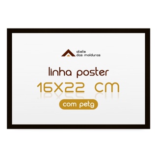 Moldura 16x22 Cm Para Poster Imagem Impressão Com Acetato Petg em Oferta na Shopee