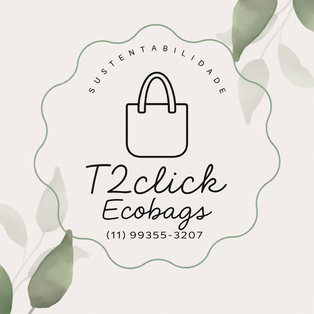 Kit com 15 ecobags lisas 25X20cm - 100% algodão cru