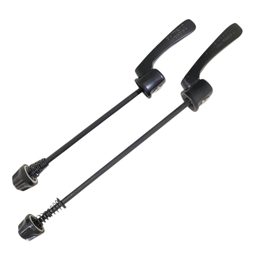 Par de Blocagem de Roda Shimano Deore SLX XT Preta Alumínio 9mm