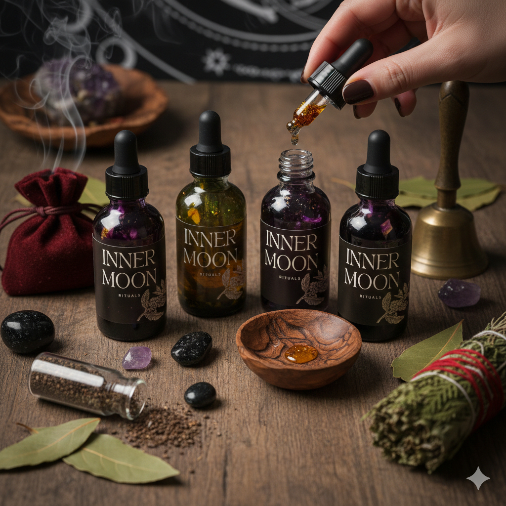 Óleos Hoodoo Energéticos InnerMoon 30ml