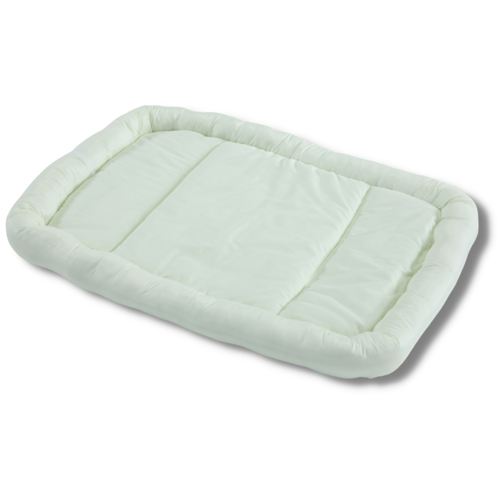 Imagem Colchonete Colchão Para Bebe E Para Pet 1,05mx0,70 C/zíper Borda 100% Algodão