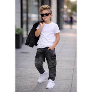 Calça Cargo Juvenil - Grafit Cargo, Tamanho 10: Conforto e Estilo com 6 Bolsos Funcionais em Oferta na Shopee