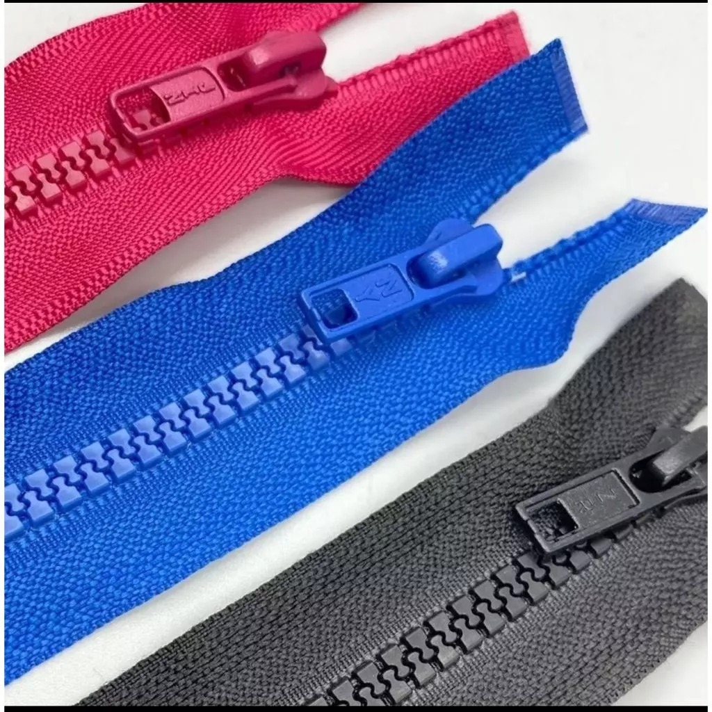 Zíper Jacaré/Trator Bem reforçado de 50, 60, 70 80, e 90CM Para Blusa De Frio Preto