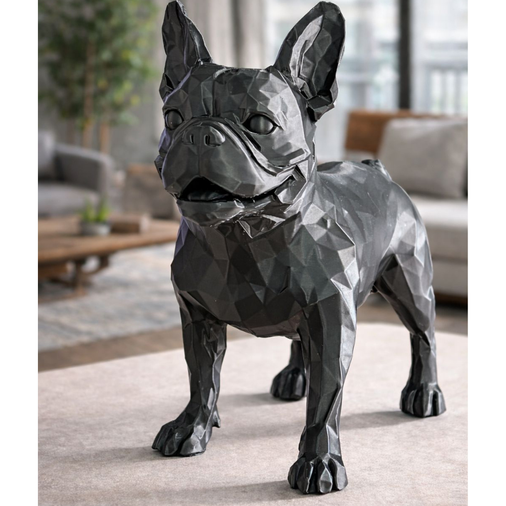 Escultura de Bulldog Presente Criativo Estátua Decorativa Enfeite Para casa envio rapido