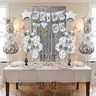 Decoração Despedida de Solteira Completa Bride To Be Noiva + Painel Metalizado + Balões em Oferta na Shopee