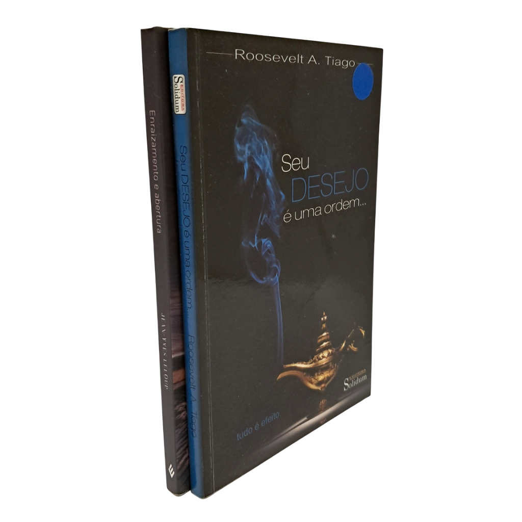 2 Livros Enraizamento e Abertura Jean-Yves Leloup + Seu Destino É Uma Ordem... Roosevel A. Tiago