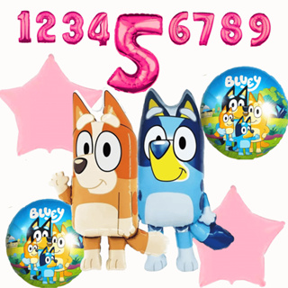 Kit Balões Numero Idade Blue e Bingo Festa Aniversário Rosa em Oferta na Shopee