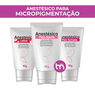 Kit Base Creme Pré Micropigmentação Aberta Fechada Labial em Oferta na Shopee