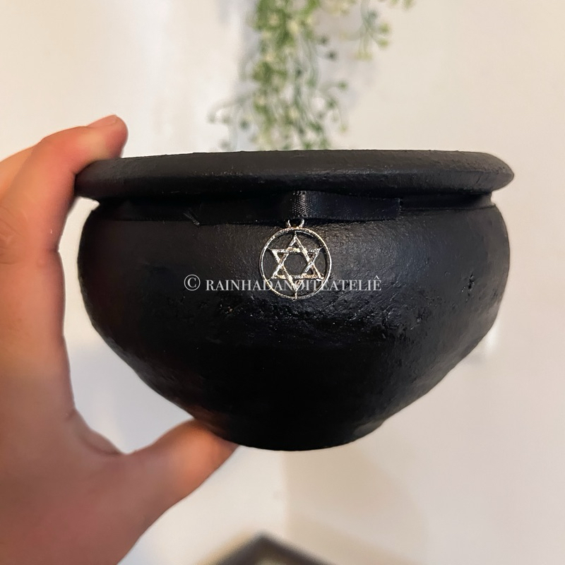 Caldeirão para defumação/assentamento/wicca/pombagira/umbanda/bruxa/mística/