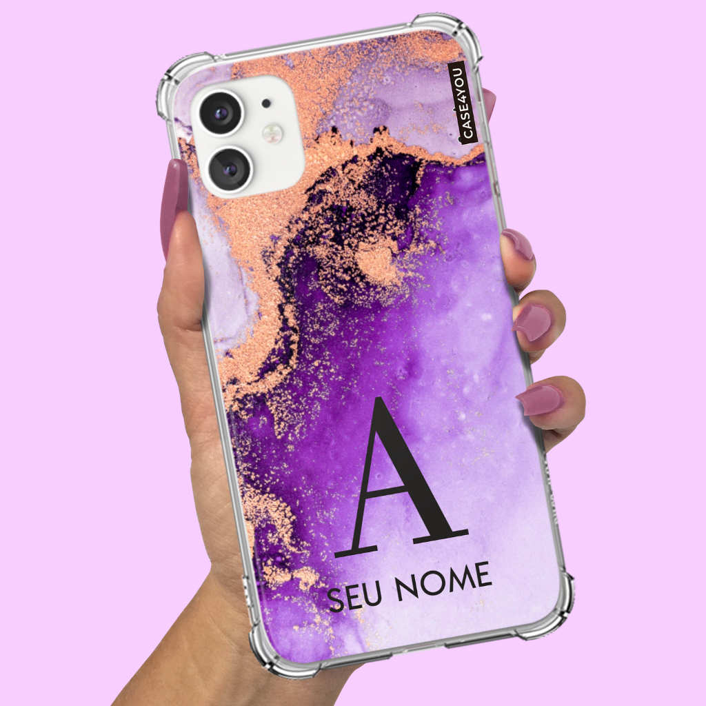 Capa Capinha Para Samsung Galaxy A30 A30s A31 A32 A33 A34 A35 A36 A37 Anti-impacto Personalizada Ametista 1
