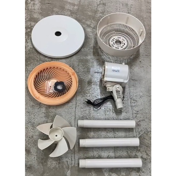Conjunto de Peças Ventilador Bommax Pro FN-977 – Grade, Hélice, Base e Mais - Reposição