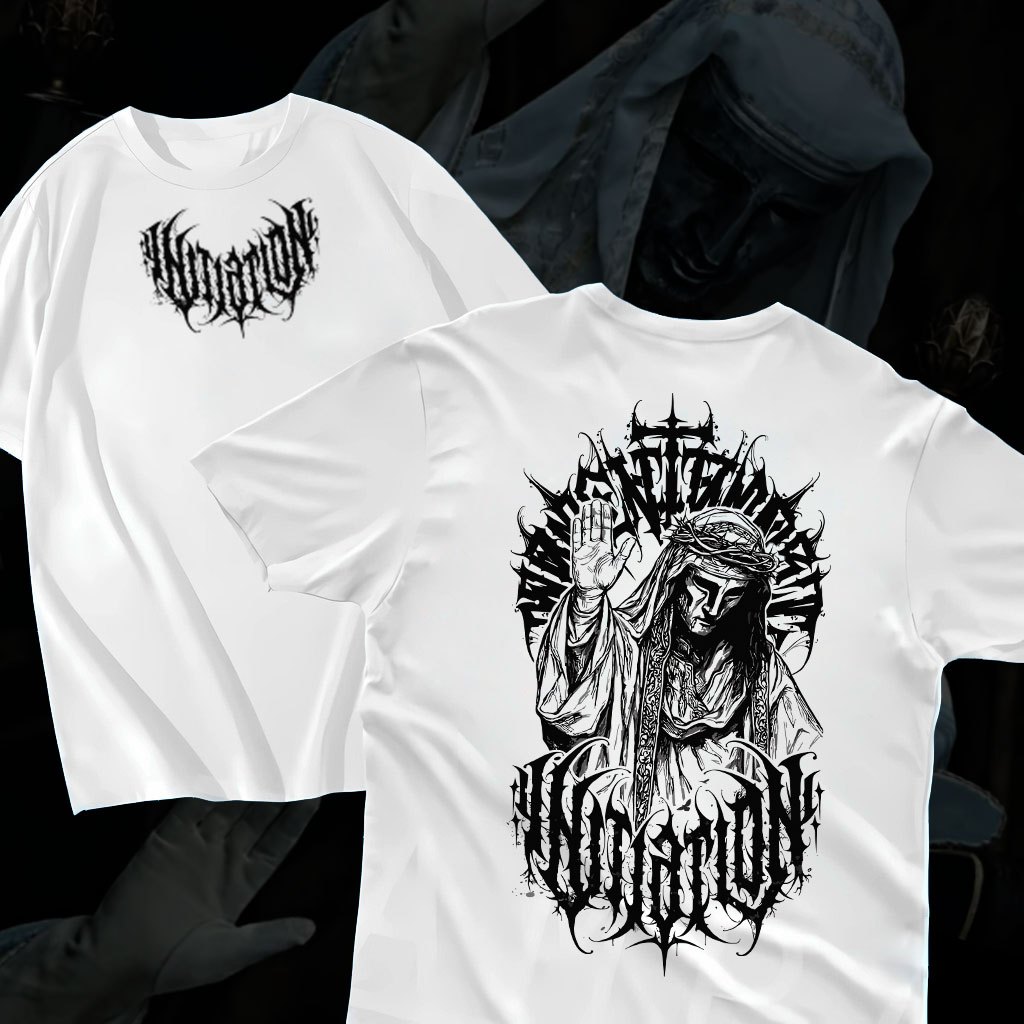 Camiseta Oversized Religioso Balduíno IV 100% Algodão Streetwear Rei Leproso