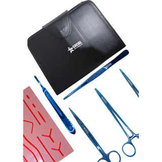 Kit para Estudantes Veterinaria  Medicina | Treinamento Sutura | Com Simulador em 3 camadas | Social Instrumentos em Oferta na Shopee