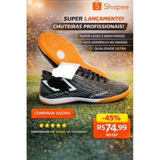 Chuteira Tenis Futsal Infantil Salao Juvenil 25 ao 43 Masculino Menino escolinha de futebol em Oferta na Shopee