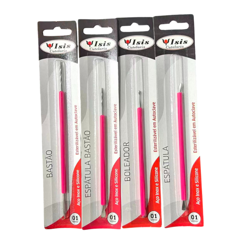 Kit Espátula/Boleador/Bastão/Espátula Bastão ISIS Esterilizável em Autoclave