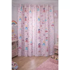 Cortina Infantil Estampada 2 Partes Temática Algodão - Poliéster Decoração Quarto Kids-1,40mx2,20m