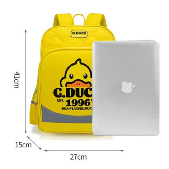 Mochila Escolar Infantil Menino Menina Pato Desenho Impermeável 6606 VT