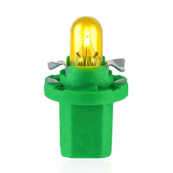 1 Lâmpada Painel c/ Soquete Luz Amarela 2722MF Original 2W 12V Gol Saveiro D20 Corsa Celta Uno Jeep