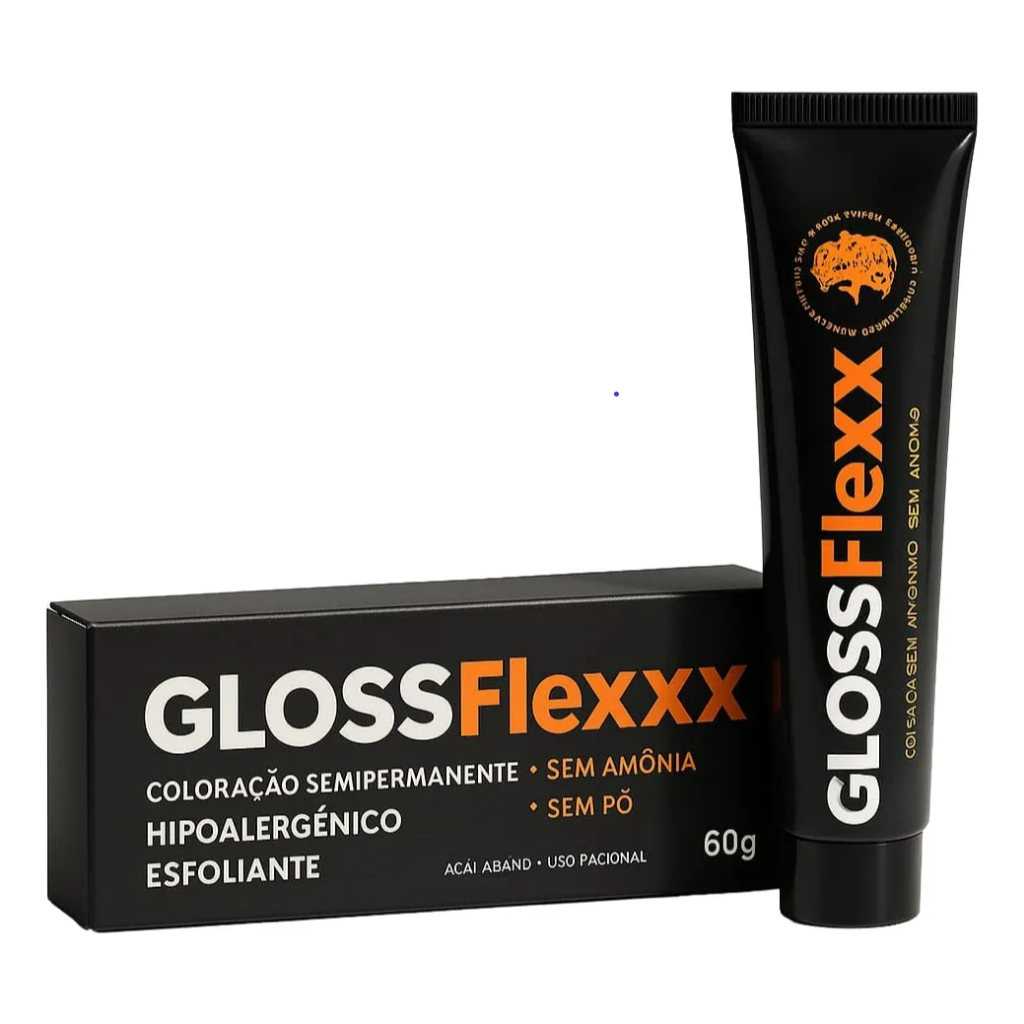Coloraçao Gloss Flexxx Pinta Apenas os Fios Brancos Sem Amônia