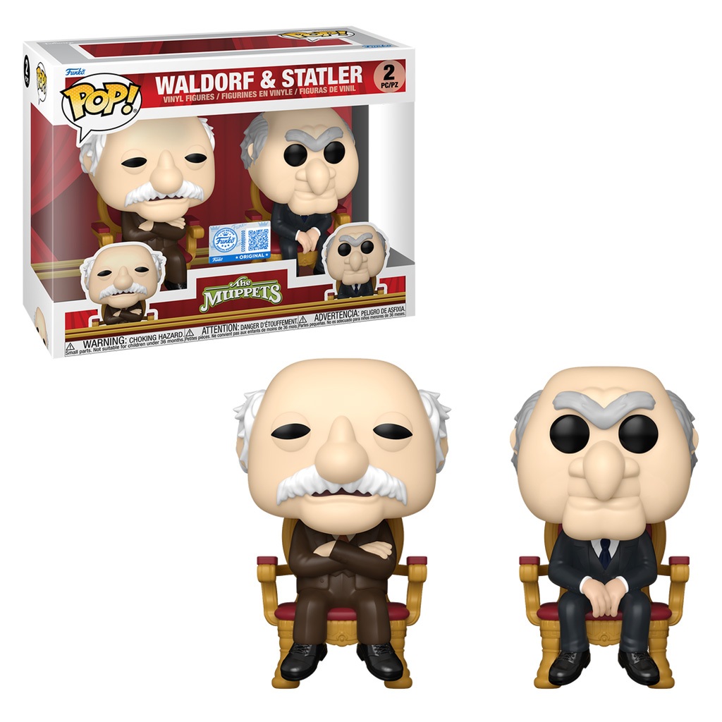 FUNKO POP THE MUPPETS - WALDORF & STATLER 2-PACK (88405) NOVO ORIGINAL