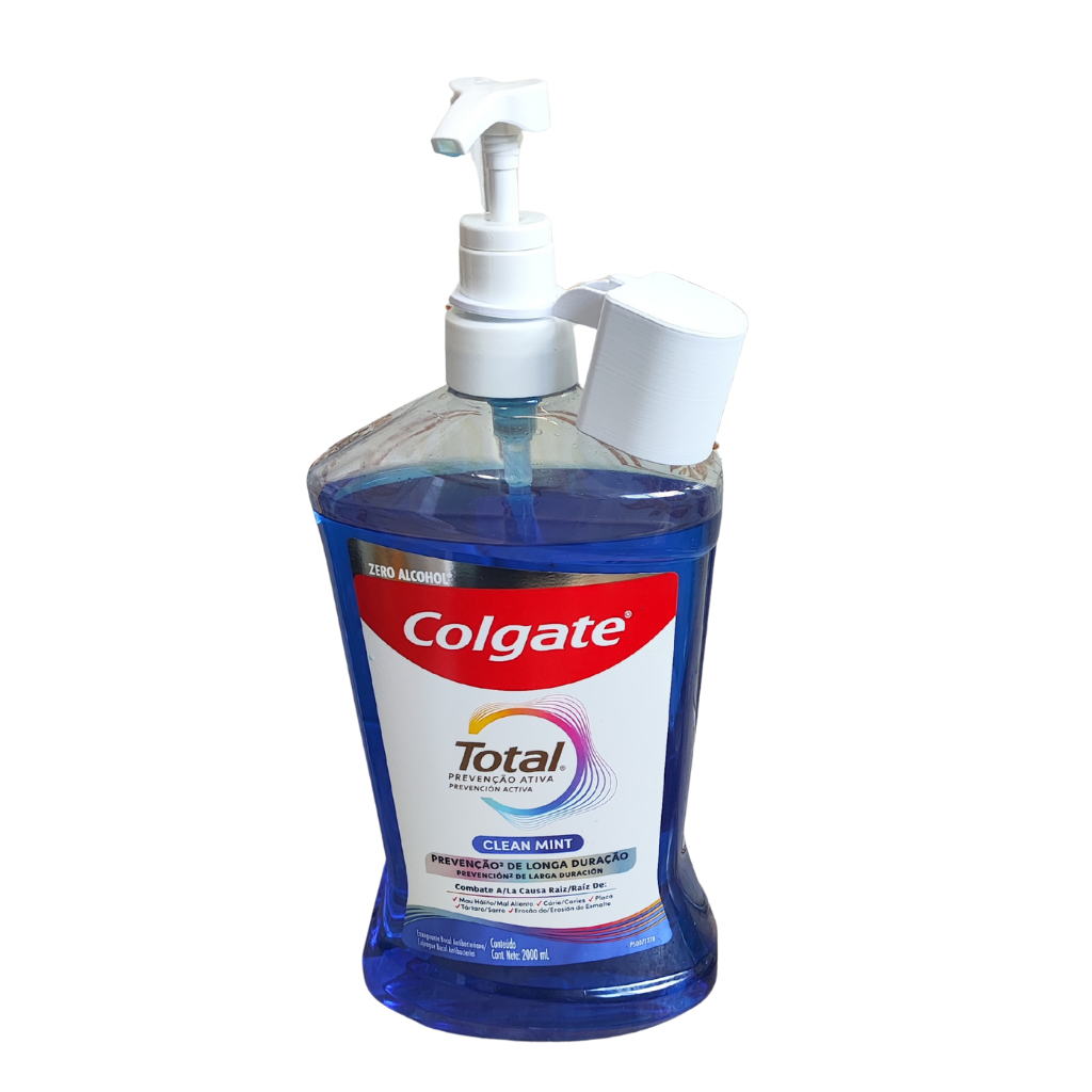 Copo para Enxaguante Bucal Colgate com Suporte - copinho para enxaguante bucal