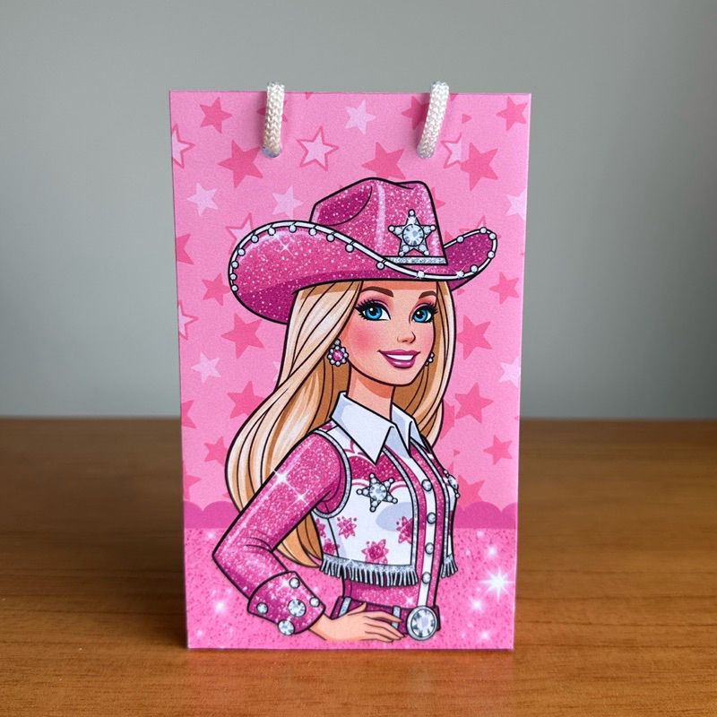 Sacolinhas Surpresa Personalizada Barbie Boiadeira – PEGUE E MONTE | Lembrancinha para Aniversário