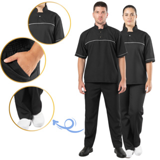 Conjunto Uniforme Unissex Para Limpeza Servicos Gerais Faxina Trabalho Profissional em Oferta na Shopee