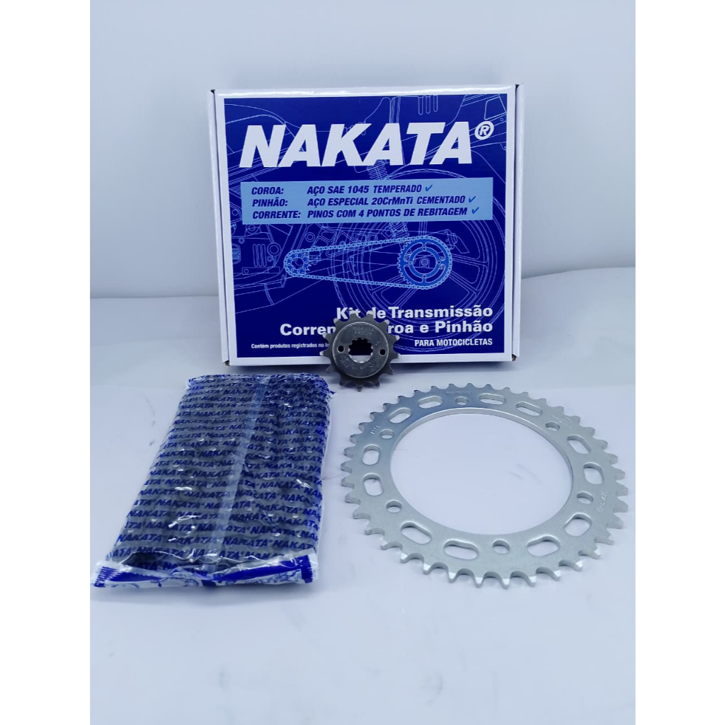 Kit Relacao Transmissao Tração Honda Xre300 Xre 300 2009 à 2016 Original Nakata · foto 2