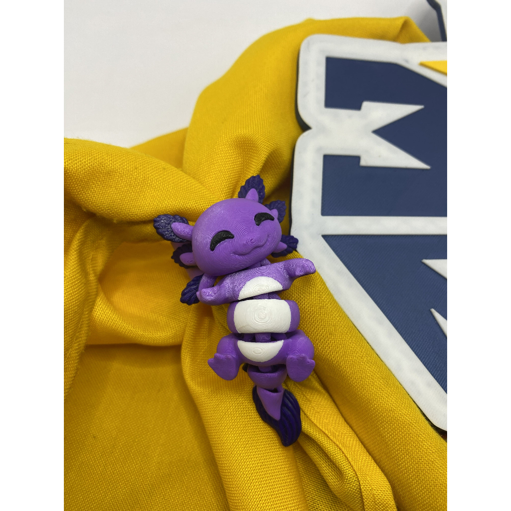Arganel 3D Axolote - Articulado!