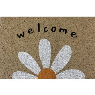 Tapete Porta Entrada Casa Capacho Vinil 40cm x 60cm Margarida em Oferta na Shopee