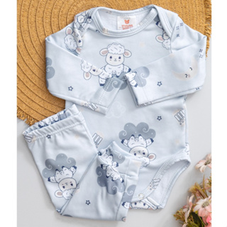 Conjunto Térmico  Bebê Pagão Longo Ovelha em Oferta na Shopee