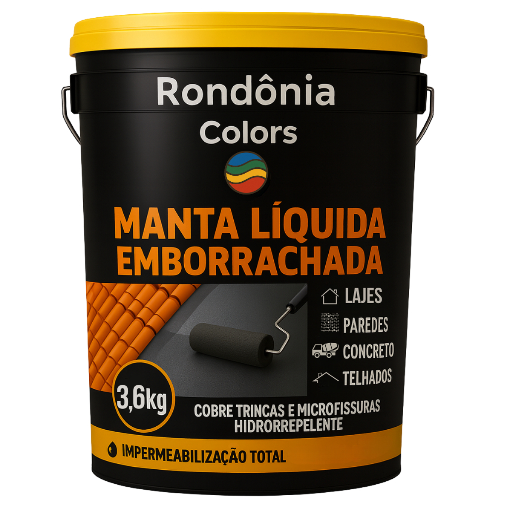 Tinta emborrachada impermeabilizante veda trinca hidrorrepelente parede blindada 3,6Kg lavável azul em Oferta na Shopee