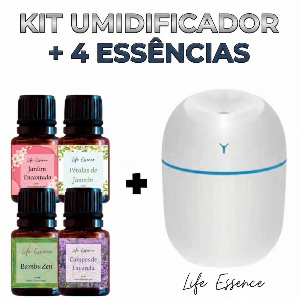 Difusor Aromático Egg 200ml para Quarto e Escritório + 4 Essências | Aromaterapia em Oferta na Shopee