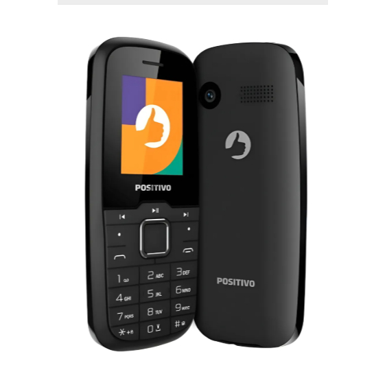 Celular Ideal Para Idosos Positivo 4g Dual Sim Simples Preto