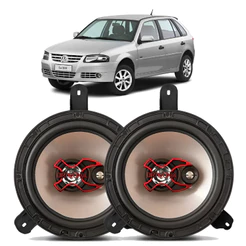 Kit Alto Falante Automotivo Bravox Gol Saveiro G2 G3 G4 4p Preto