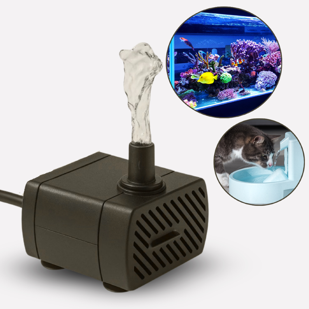 Kit 2 Bombas Submersa Aquário Bebedouro Pet Fontes Hidroponia JN-200l Jing Nuo em Oferta na Shopee