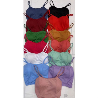 KIT  TOPS ACADEMIA ALCINHA CORES SORTIDAS em Oferta na Shopee